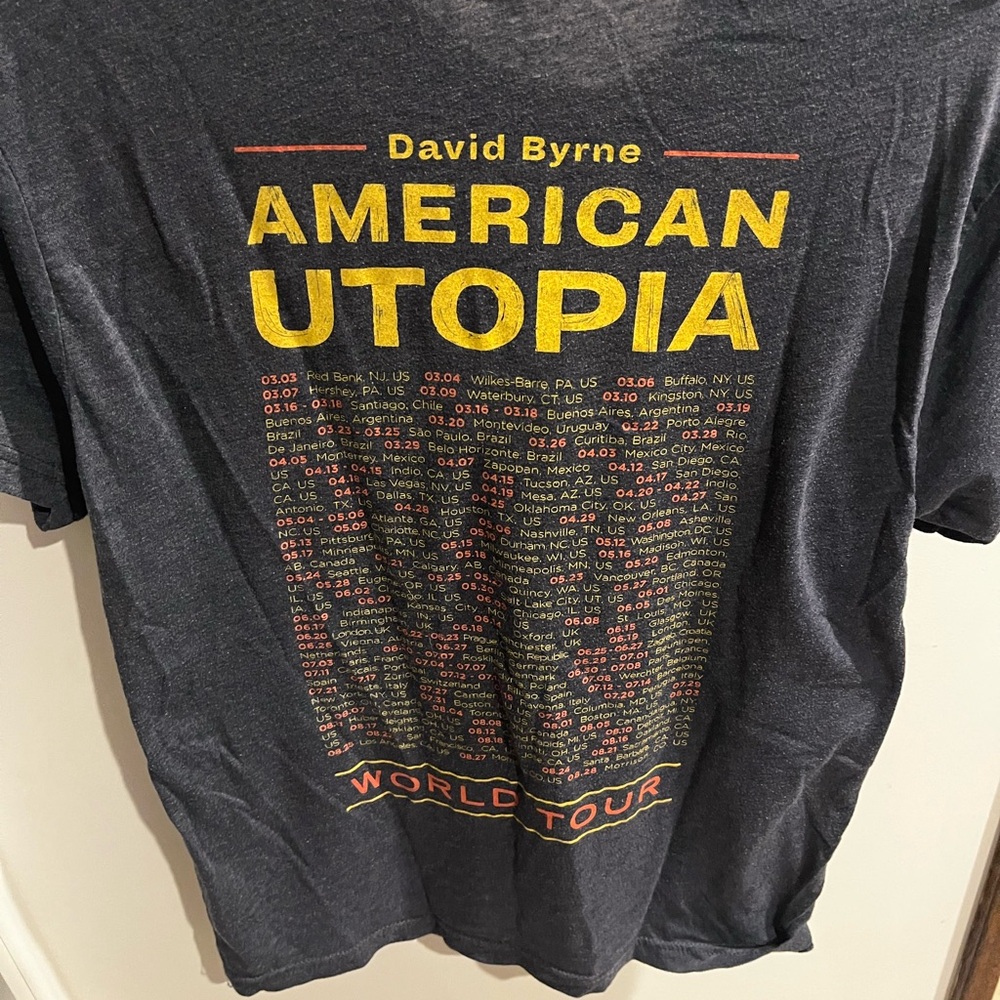 David Byrne Tour T-Shirt - Picture 2 of 2